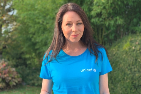 Kristel Verbeke, ambassadrice bénévole d'Unicef Belgique